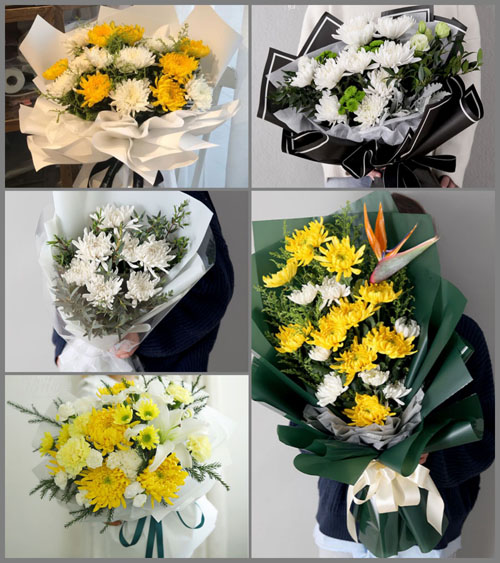 山西忻州原平市中阳乡上木章村白事花束代送